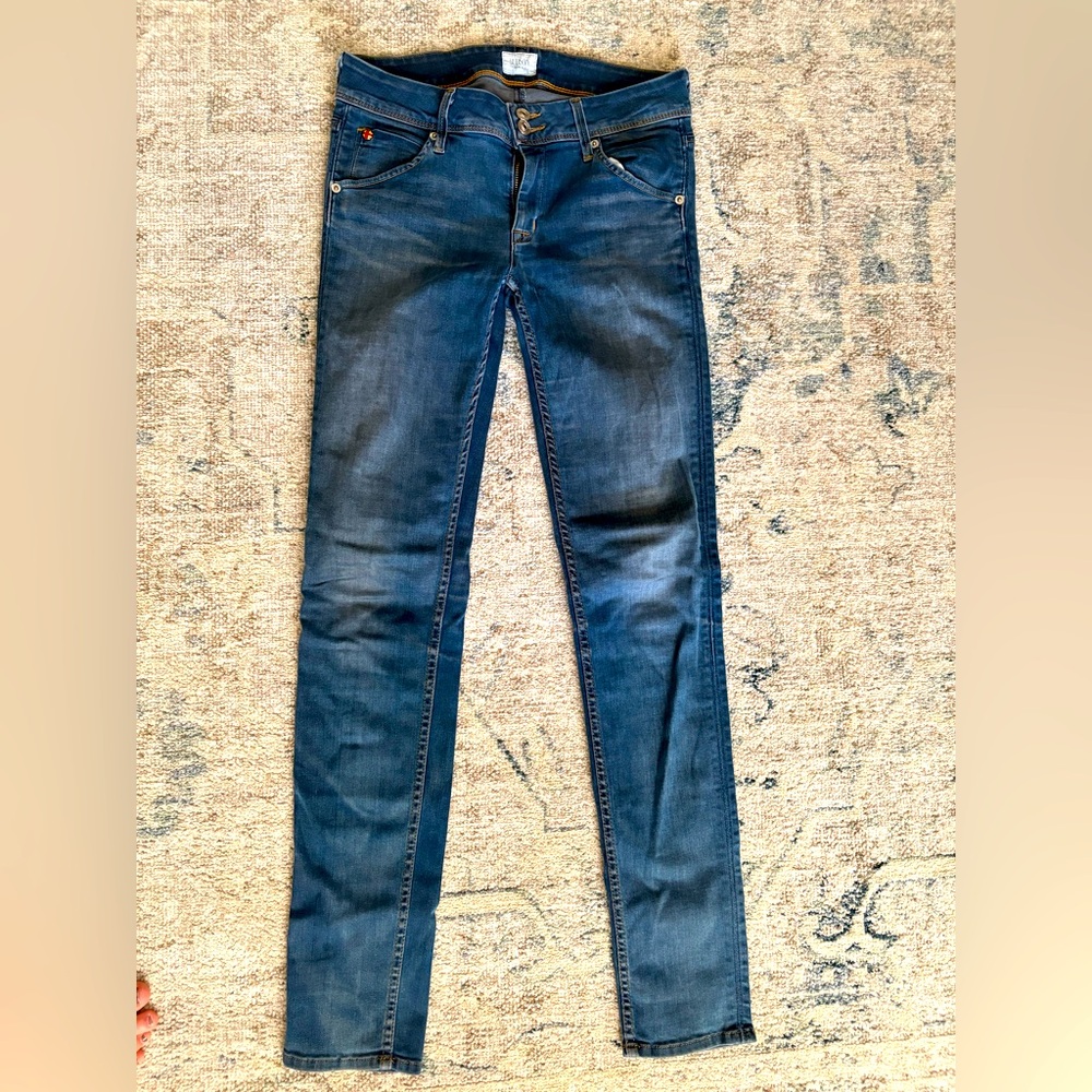 Hudson Collin Midrise Skinny Jeans - 27